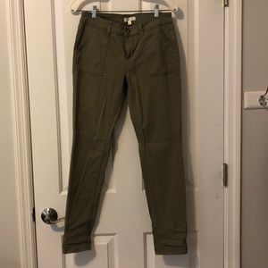 Army green khakis